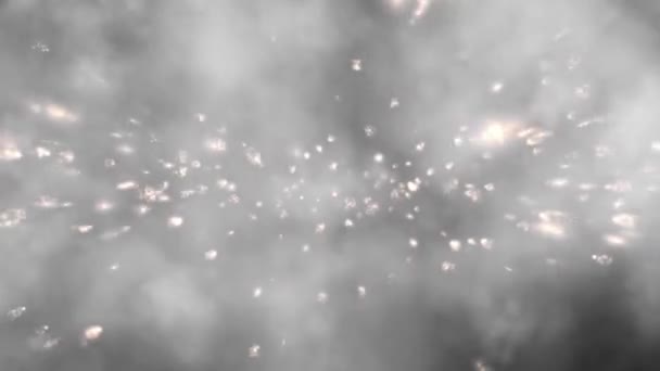 Faíscas Fogo Nuvem Dinâmica Fumaça — Vídeo de Stock