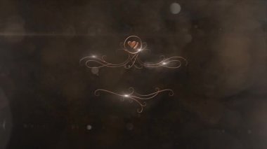 Altın desenli düğün filmi ekran koruyucu