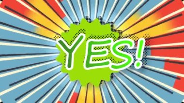 Dinamik renkli arkaplanda çizgi romanlardan alıntılar