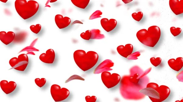 Blahopřání Valentýna Vyznáním Lásky — Stock fotografie