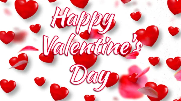 Kartka Życzeniami Walentynki Deklaracją Miłości — Zdjęcie stockowe