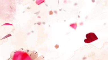 Sevgililer günü için bir tebrik kartı ve bir aşk ilanı.