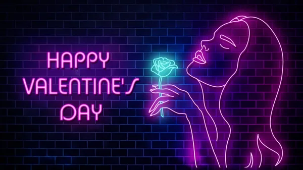 Вітальна Листівка День Святого Валентина Проголошенням Любові — стокове фото