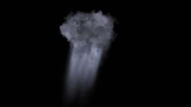 Gök gürültülü bulutlar sağanak ve bulutlarda şimşek