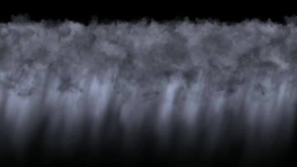 Lluvia Truenos Relámpagos Las Nubes — Vídeos de Stock