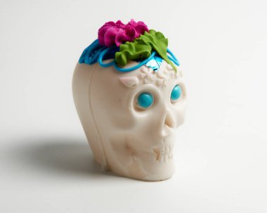 Şeker kafa, geleneksel Meksika şekeri Ölüler Günü 'nü kutlamak için