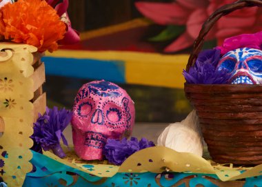 Meksika 'da ataları kutlamak için Meksika geleneği.