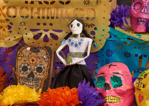 Día Los Muertos Tradición Mexicana Para Celebrar Los Antepasados México — Foto de Stock