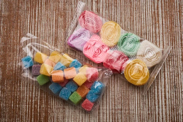 Delicious Jelly Candies Spirals Mexican Candy — Stock Photo, Image
