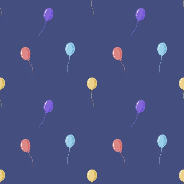 Cute Bezszwowe Strony Narysowane Wzór Balon Tło — Zdjęcie stockowe