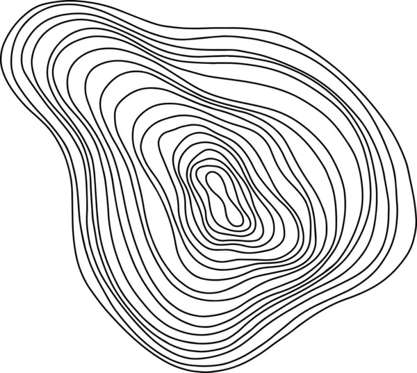 Anéis Árvores Abstratas Conceito Mapa Topográfico Vetorial Fundo Sem Emenda —  Vetores de Stock