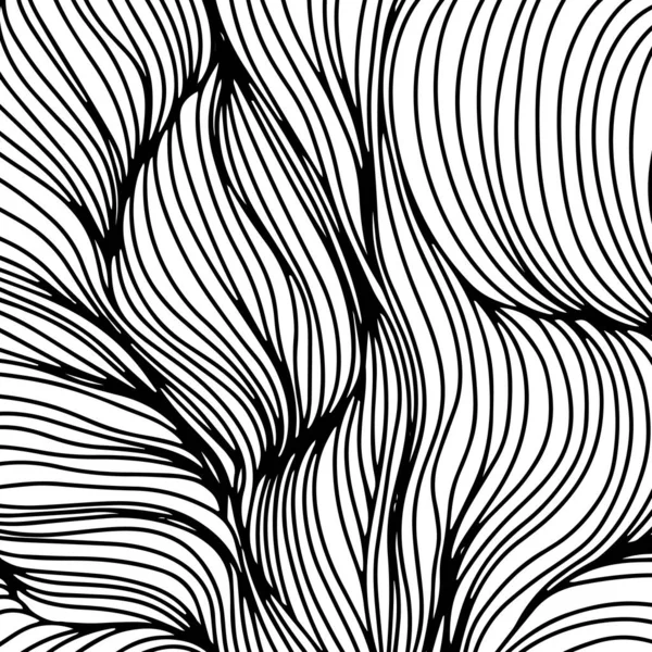 Абстрактный Фон Тонкие Черные Линии Белом Векторное Искусство Шаблон Макета — стоковый вектор