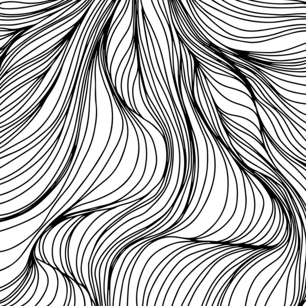 Абстрактный Фон Тонкие Черные Линии Белом Векторное Искусство Шаблон Макета — стоковый вектор