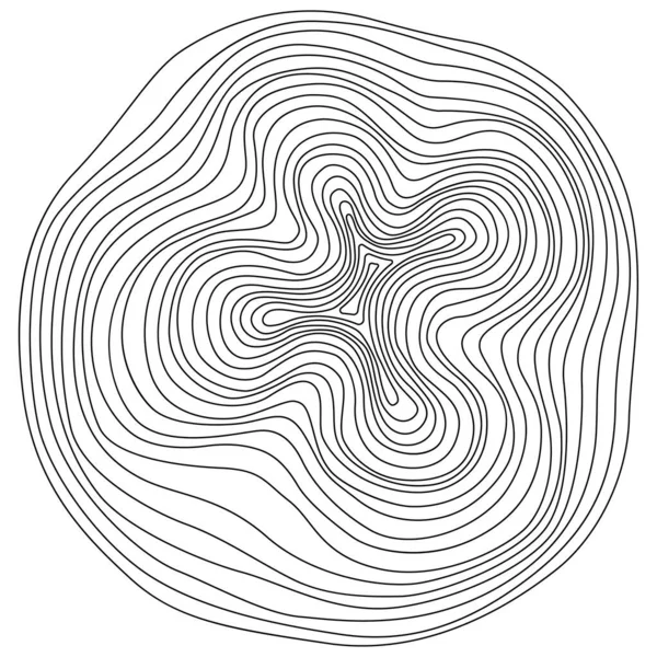 Anéis Árvores Abstratas Conceito Mapa Topográfico Vetorial Fundo Sem Emenda —  Vetores de Stock