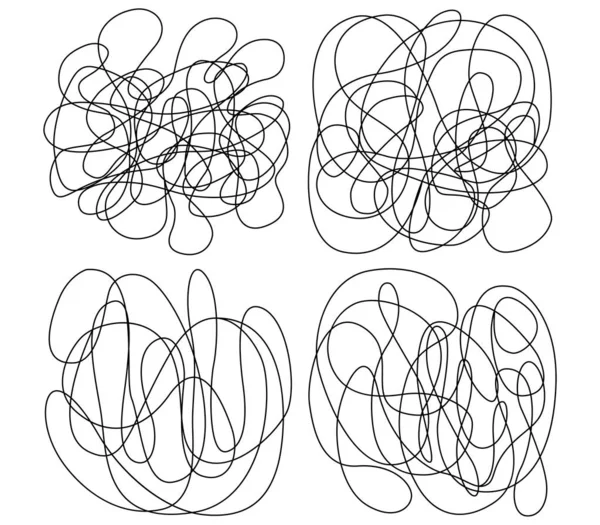 Pencil sketch textures. Hand-drawn doodles set on white. Black vector lines. Abstract drawing illustration elements.