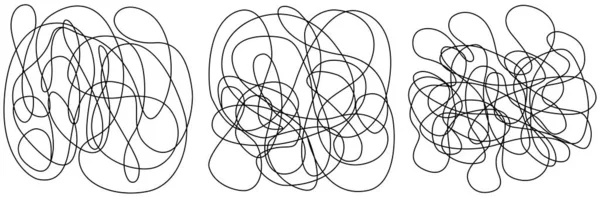 Pencil sketch textures. Hand-drawn doodles set on white. Black vector lines. Abstract drawing illustration elements.