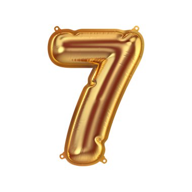 3D Altın Şişirilebilir Folyo Balonu Şekil 7. Parti dekorasyon ögesi
