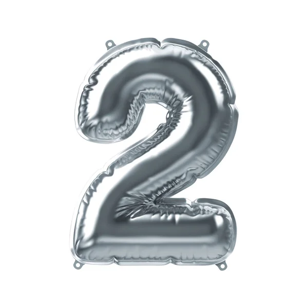 Gümüş şişirilebilir folyo balon figürü 2. Parti dekorasyon ögesi
