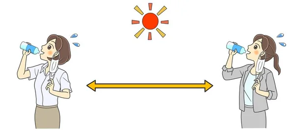 Yüz maskelerini çıkarıp şişe su içen iki genç kadın.