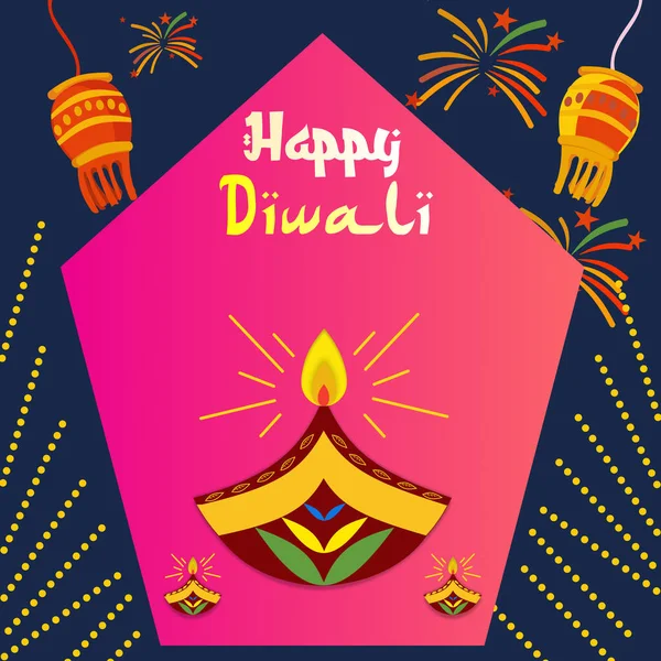 Auguri Buon Diwali Auguri Buon Diwali — Foto Stock