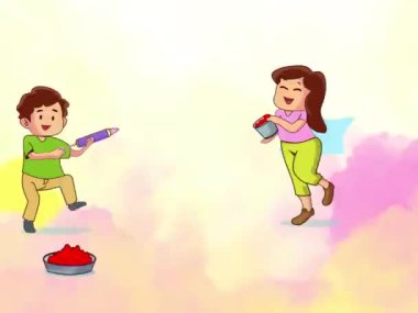 Hadi Holi-124; Çocuklar Holi-124; Holi-Video Oynuyor