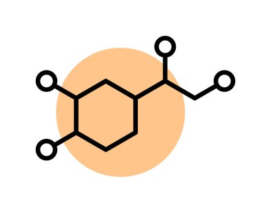 Norepinefrin formülü simgesi