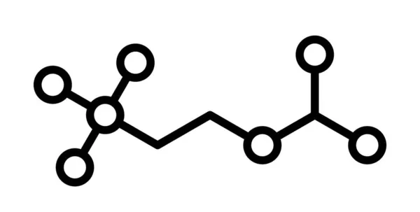 Asetilkolin formülü simgesi — Stok Vektör