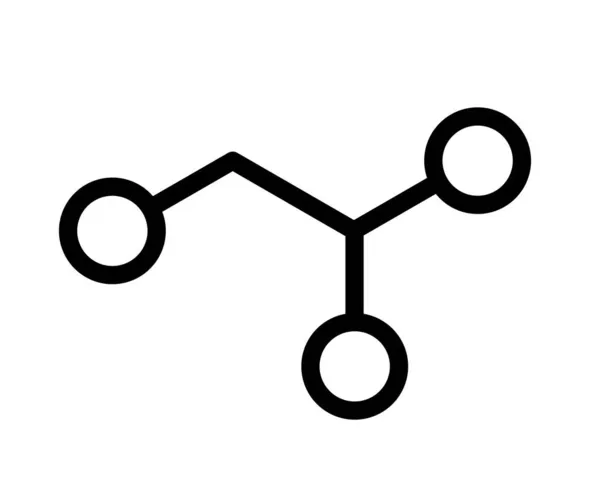 Fórmula química de glicina — Archivo Imágenes Vectoriales