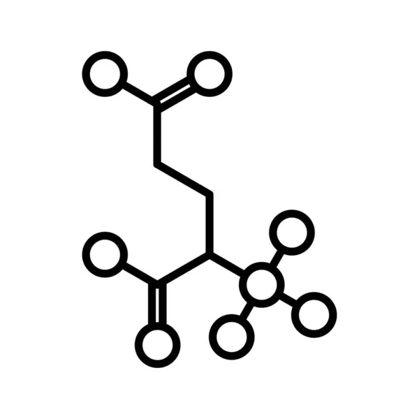 Icono de fórmula de glutamato — Archivo Imágenes Vectoriales