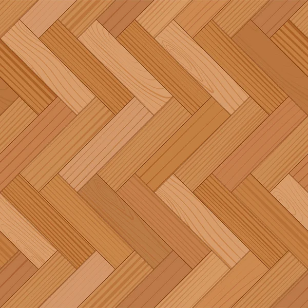 Parquet piso de madeira — Vetor de Stock