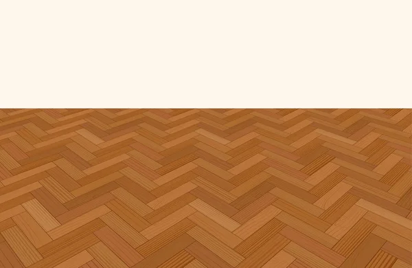 Parquet suelo de madera — Vector de stock