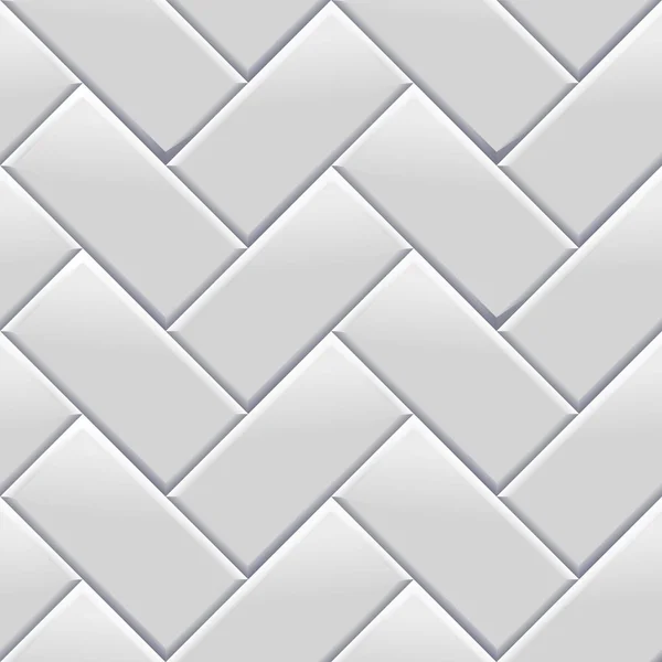Azulejo blanco decorativo — Vector de stock