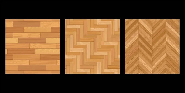 Parquet suelo de madera — Vector de stock