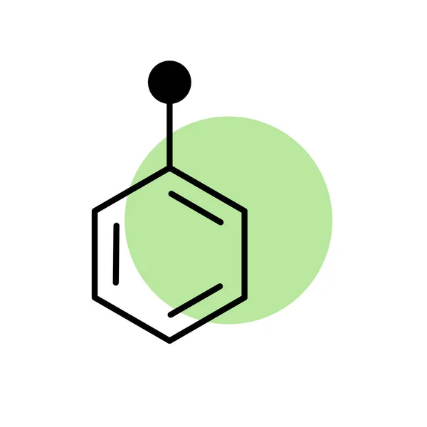 Endocrine disruptors formula —  Vetores de Stock