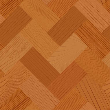 Tahta parke, dikişsiz herringa kemiği deseni. Ahşap zigzag kaplama döşeme. Tahta dokusu. Kereste döşemesi. Meşe, ceviz, çam ya da akçaağaç doğa malzemeleri. Gerçekçi düz vektör çizimi