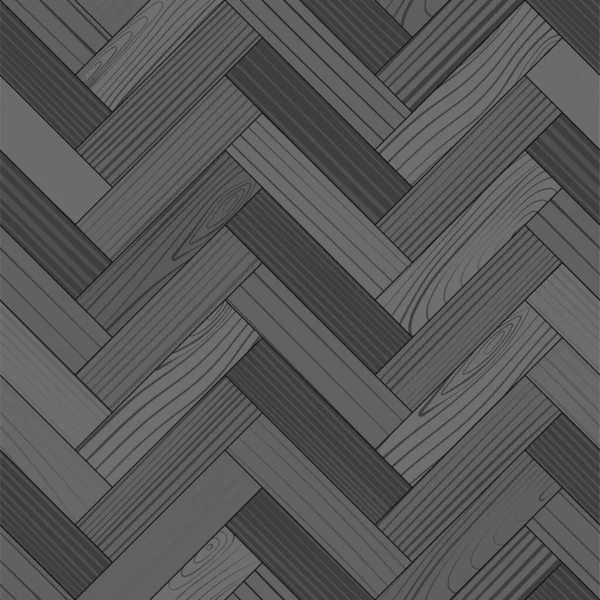 Parquet Bois Gris Motif Chevrons Sans Couture Plancher Stratifié Zigzag — Image vectorielle