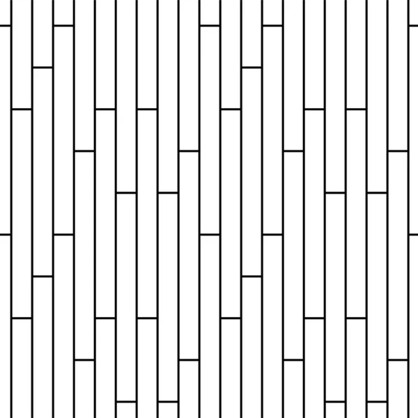 Ceramic White Bricks Metro Tiles Seamless Vertical Pattern Parallel Tiling — Image vectorielle