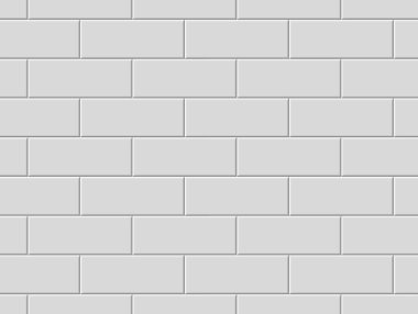 Gri fayanslar yatay desenli. Metro, havuz ya da açık havada seramik beyaz tuğlalar. Metro, banyo, mutfak için duvar ya da zemin. Katalog düz vektör çizimi için beyaz taş materyaller