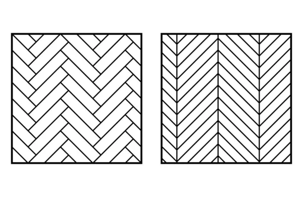 White Tiles Chevron Herringbone Patterns Fishbone Parquet Ceramic Stone Material — Image vectorielle