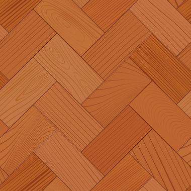 Tahta maun parke, dikişsiz herringa kemiği deseni. Ahşap zigzag kaplama döşeme. Ahşap dokular. Kereste döşemesi. Meşe, ceviz, çam ya da akçaağaç doğa malzemeleri. Gerçekçi vektör illüstrasyonu