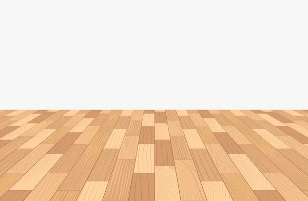 Wooden Parquet Seamless Pattern White Laminate Floor Isometric View Hardwood — Stock Vector