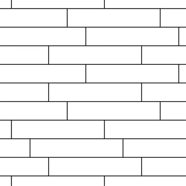 Tijolos Brancos Cerâmicos Telhas Metro Sem Costura Padrão Horizontal Parede —  Vetores de Stock