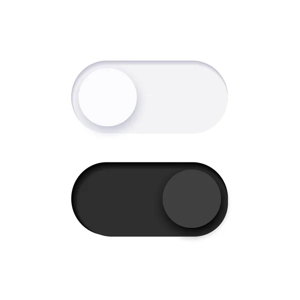Switch Element Button Enable Disable Toggle Symbol Mode Icon Application — Stock vektor