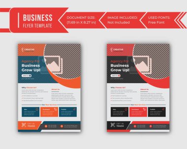 Business flyer and poster design layout in vector