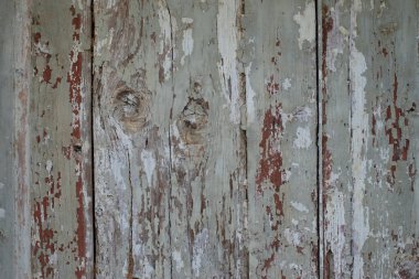 Soluk yeşil, beyaz ve kahverengi tahta panoları kapatın.