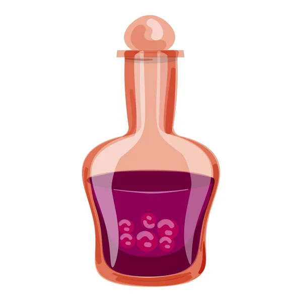 Vektor Ikon Botol Cair Kartun Tetesan Minyak Kosmetik Premium - Stok Vektor