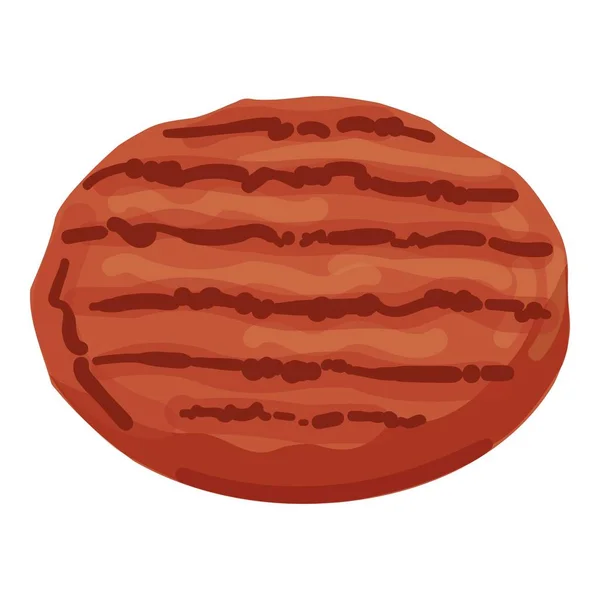 Αμερικάνικο Εικονίδιο Καρτούν Burger Τροφίμων Κουλούρι Σάντουιτς — Διανυσματικό Αρχείο