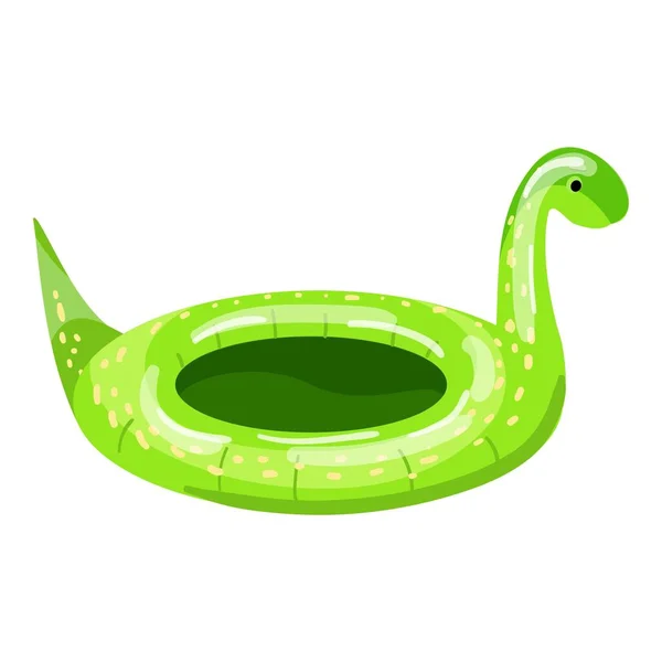 Snake Ring Icon Cartoon Vector Pool Float Summer Inflatable — Stock Vector
