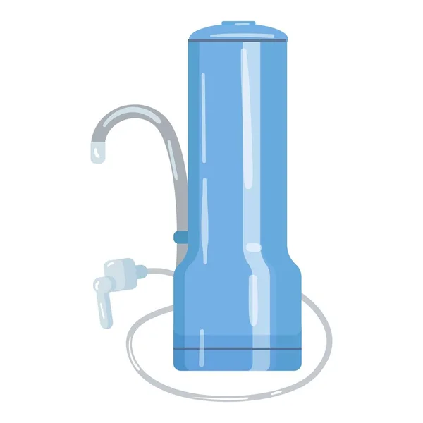 Hem Filter Ikon Tecknad Vektor Vattensystem Tankbehandling — Stock vektor