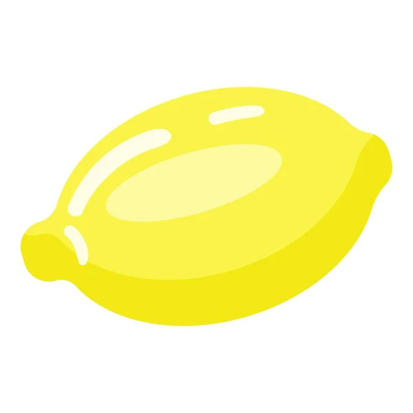 Zitronenfrucht Symbol Cartoon Vektor Glühwein Heißgetränk — Stockvektor
